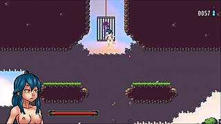 Nayla's Castle Hentai Game Ep 5: Threesome with Dark Elves