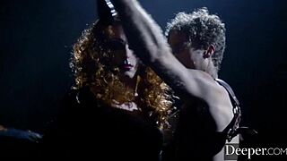 queen katrina jade commands her slave to take deep anal