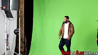 Blonde Teen Rides Massive BBC, Tugs It Hard, Gets Facial Cumshot, Interracial Action!