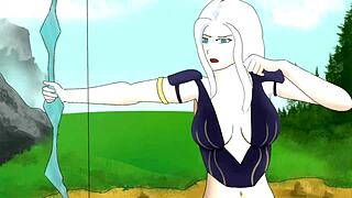 Anime Hinata stretch missionary pleasure