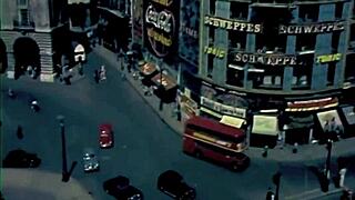 In vintage times, the BLACK MAN THRUSTS his COCK into her HAIRY PUSSY.