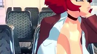 maxine rides the train