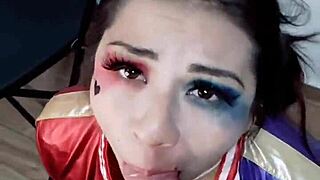Harley Quinn Blows Cock For Release