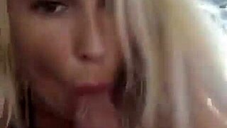 Extremely Hot Milf Delivers Intense Blowjob and Handjob in 69 Position