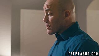 Young babe Carolina Sweets performs in a scene.