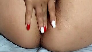 latina hottie touches and masturbates her juicy pink pussy with squirting fun 😍💦