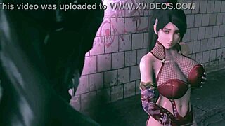 A big cock creampies asian girl 3D anime video