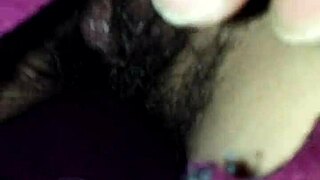 She RUBS her TIGHT petite pussy while SUCKING my cock.