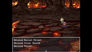 Hentai game pornplay: Dungeon busty succubus gives tit job
