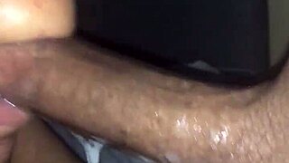 Follow the drip as I deepthroat this mature MILF's cock