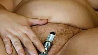 Sticking Anal Beads Deep in Her Gaping Hole