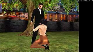 enjoying a sweet appetizer in cartoon style