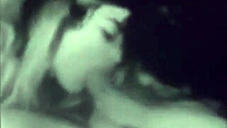 Intense vintage group sex with hairy participants in retro setting