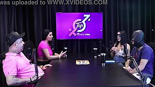 Will this teen in sheer red lingerie dare to start on xvideos without her family knowing?