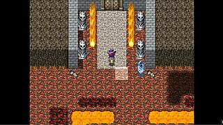 Hentai game pornplay: Dungeon busty succubus gives tit job