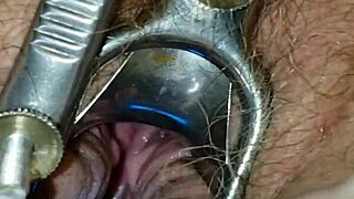 Sticking Anal Beads Deep in Her Gaping Hole