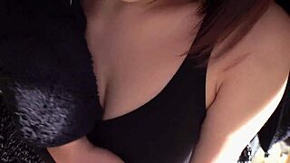 Young Japanese Babe Outdoor Blowjob Creampie