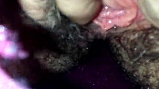 She RUBS her TIGHT petite pussy while SUCKING my cock.