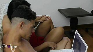 Watching a porn movie with a woman beside me