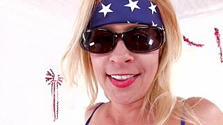 Payton Leigh Cougar MILF Sucks Huge Cock in POV and Swallows Cum