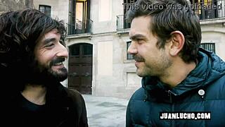 Muscular Bodybuilder Tattoos Solo Handjob to Orgasm on Christmas