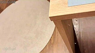 Yo, we did a risky blowjob and handjob in a furniture store! Public thrill! 😈