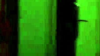 This interracial maid gets analized in her Christmas outfit from POV, with heels and lingerie