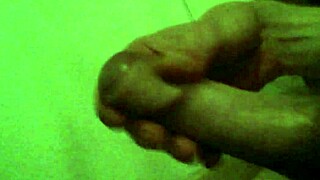 watching a big ejaculation during masturbation with cock