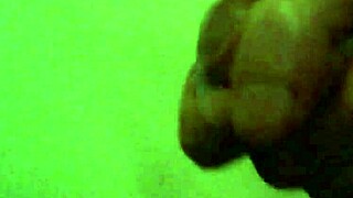 watching a big ejaculation during masturbation with cock