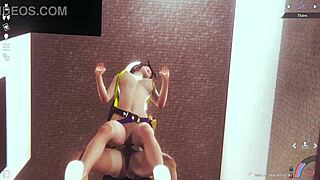 Anime Couple Fucking from Behind in 3D Hentai