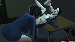 The thief gets fucked hard by lesbian police in hot 3D animations