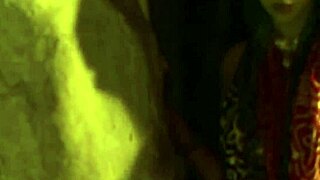 an erotic woman relaxes with teasing dance fun