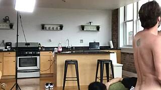 College dorm sluts banging hard with wild ebony amateurs in group action.