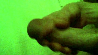 watching a big ejaculation during masturbation with cock