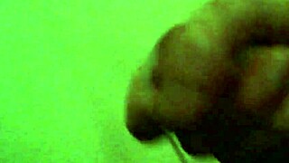 watching a big ejaculation during masturbation with cock