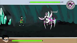 18titans episode 49 features anime lover in hentai game