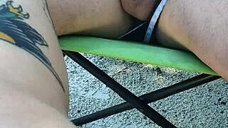 Public Beach Guy Asks, Wanna See Me Jerk My Cock and Squirt on Your Legs?