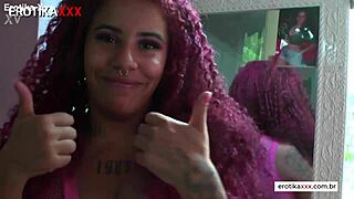 i gag on brenda black's big cock deepthroat