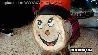 Muscular Bodybuilder Tattoos Solo Handjob to Orgasm on Christmas