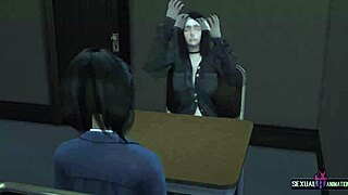 The thief gets fucked hard by lesbian police in hot 3D animations