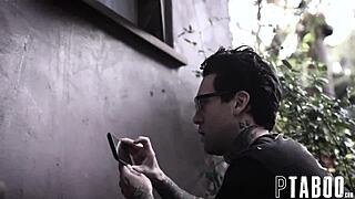 Kenna James Caught Peeping Tom?