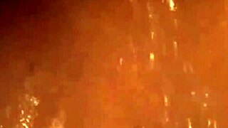 an erotic woman relaxes with teasing dance fun