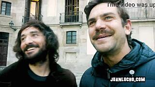 Muscular Bodybuilder Tattoos Solo Handjob to Orgasm on Christmas