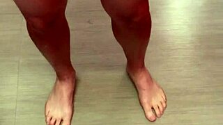 Naked Shaved Hairless Penis Cock Public Flashing Mirror