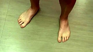 Hairless and shaved: A penis exploration in the mirror