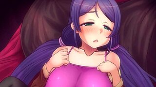 I love watching Tojou Nozomi from Love Live in hentai masturbation with toys and cum.