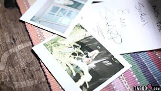 Perverted neighbor blackmails hot blonde teen 18+ into taboo sex, watching her ass and cock