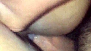 i'm alone with step daddy, spitting on his asshole and fucking hard