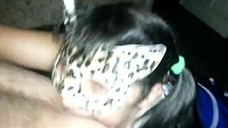 Mouth and ass action in a heat video