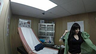 Scarlett Johnson continues her medical tit consultation in part 3